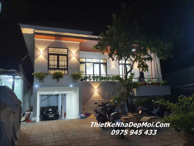 Mẫu thiết kế nhà sàn mái Nhật đẹp bê tông hiện đại anh Quang Công ty thiết kế thi công nhà sàn đẹp hiện đại trọn gói năm 2026 - 2027